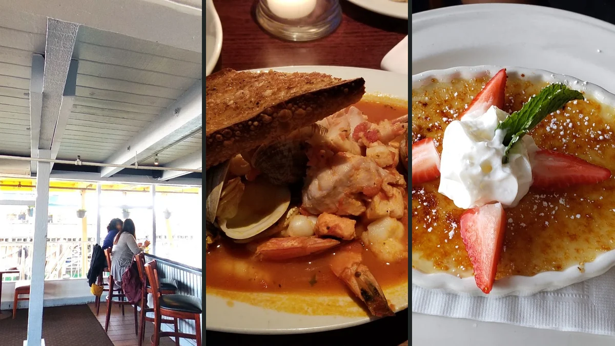 Seafood on Monterey Bay